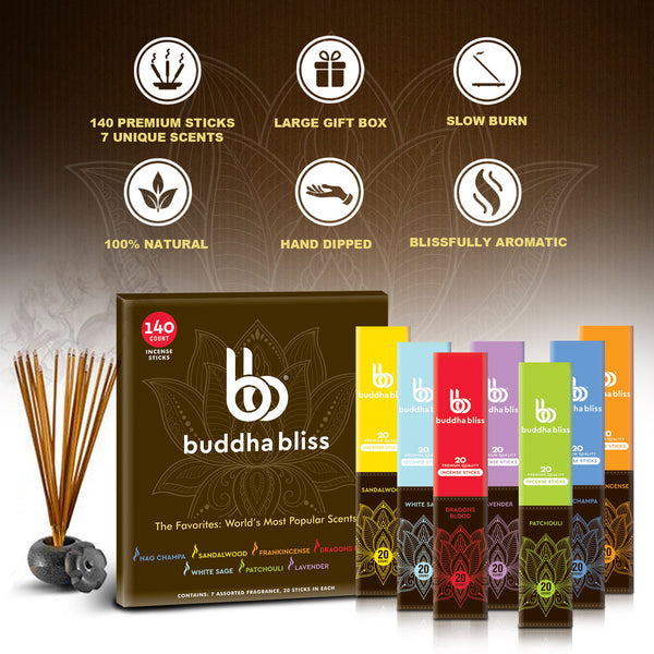 Buddha Bliss World’s Most Popular Incense Scents