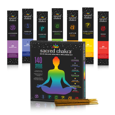 Sacred Chakra Incense Sticks - Align Chakras, Find Harmony